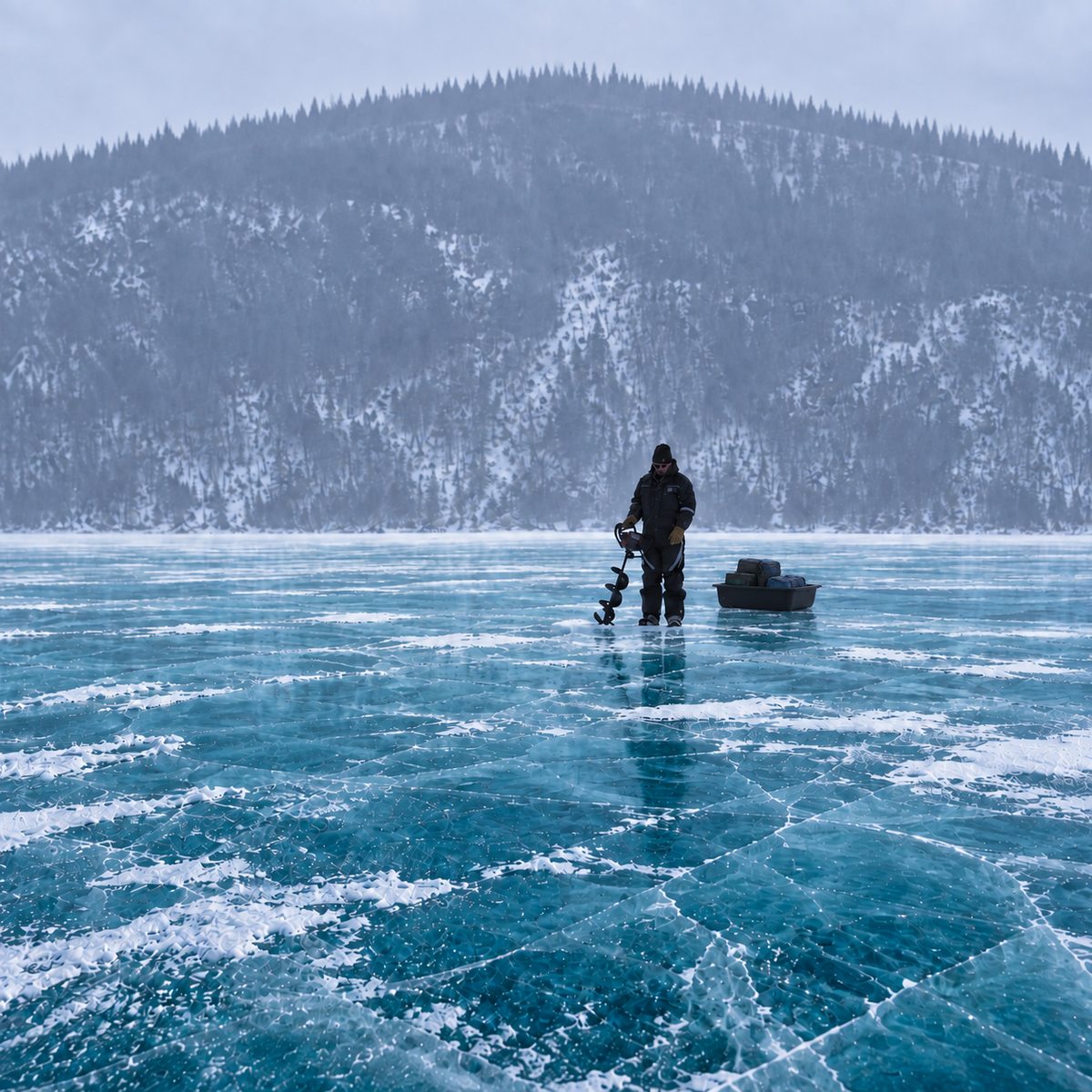 Ice Anglers collection – skincare for ice fishing