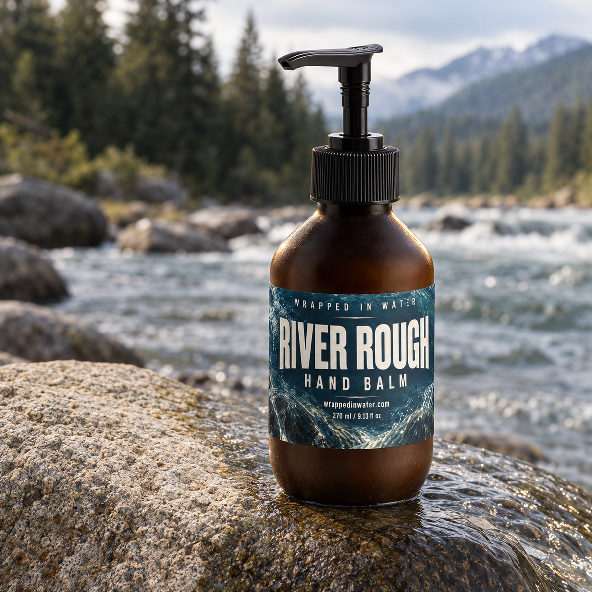 River Rough Hand & Face Relief balm by Wrapped In Water
